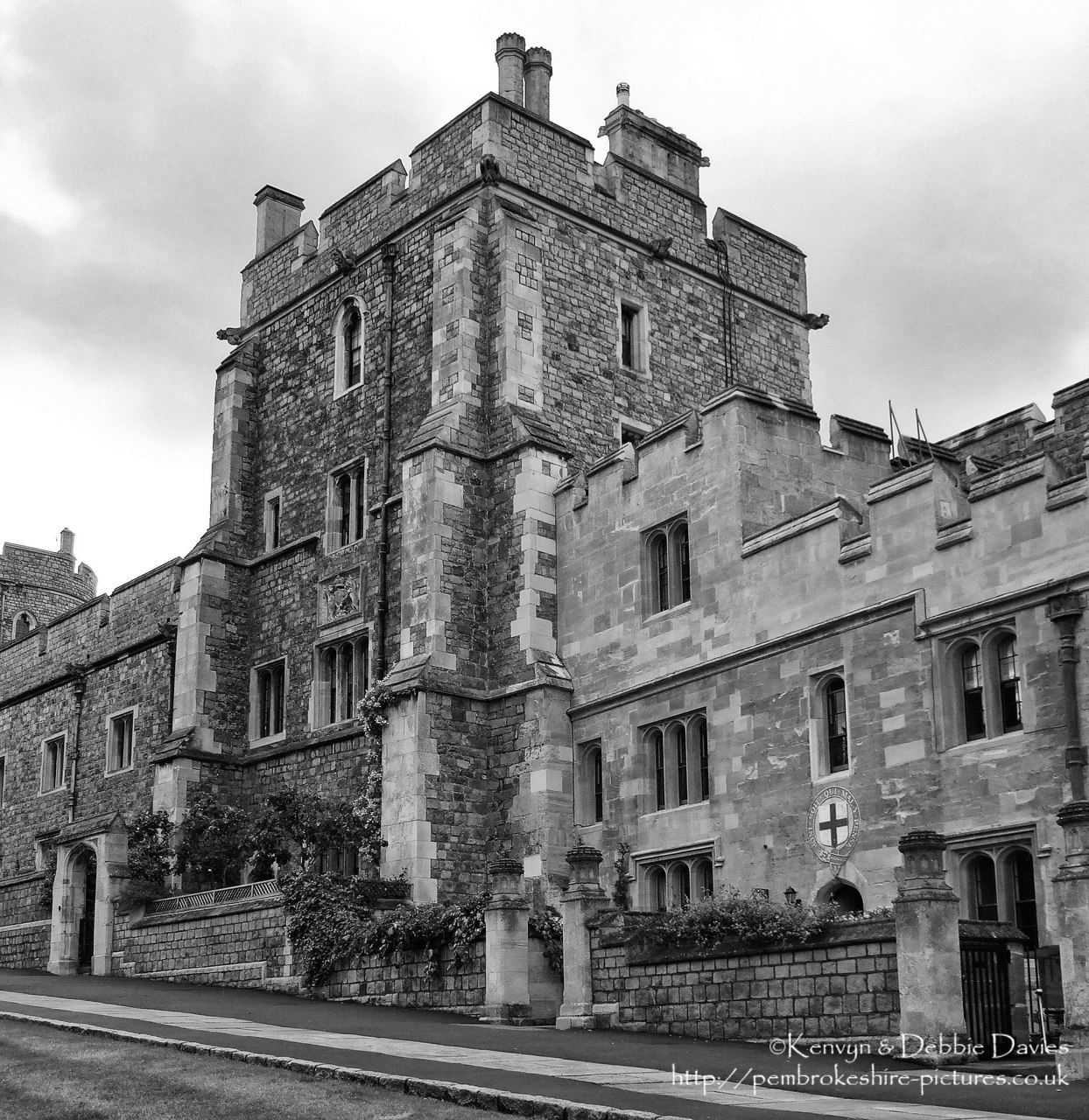 Windsor Castle is a royal residence at Windsor in the English county of Berkshire. The castle is notable for its long association with the British royal family and for its architecture. The original castle was built in the 11th century after the Norman invasion by William the Conqueror. [http://en.wikipedia.org/wiki/Windsor_Castle]