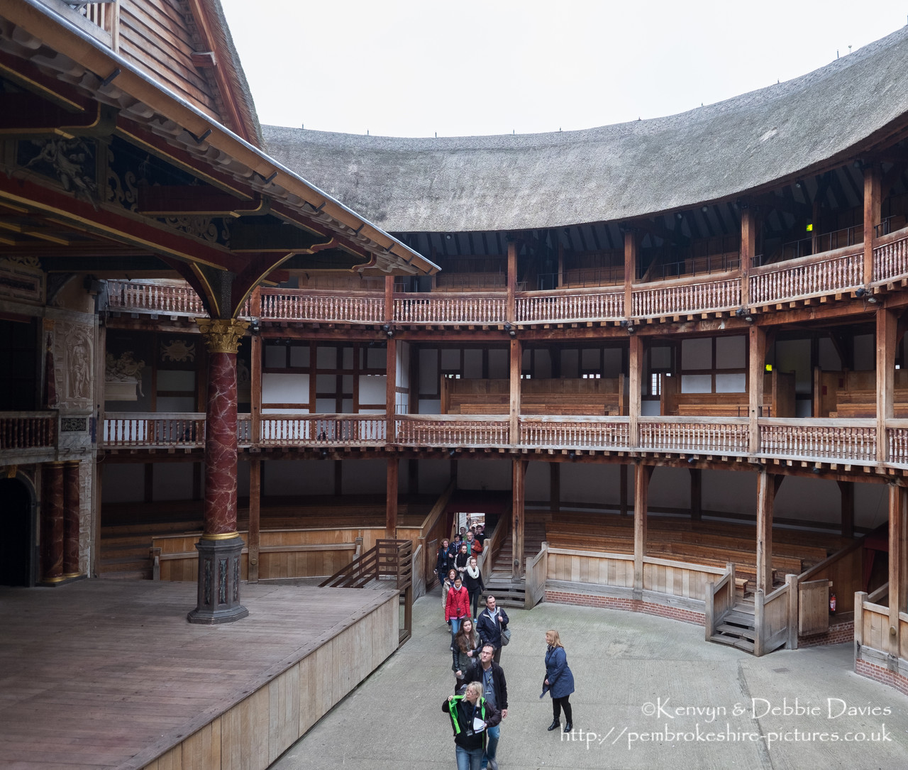 Opened in 1997, Shakespeare's Globe is a reconstruction of the original Glove Theatre built in 1599.