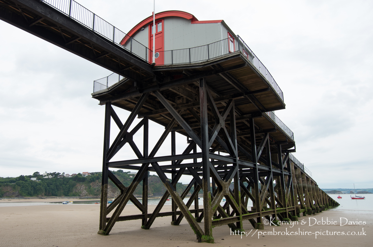 Tenby has had a lifeboat station since 1852, with the RNLI running it since 1854. It currently (as at 2012) has the old station (recently converted to a private residence), built in 1976 and the new  (completed 2005).