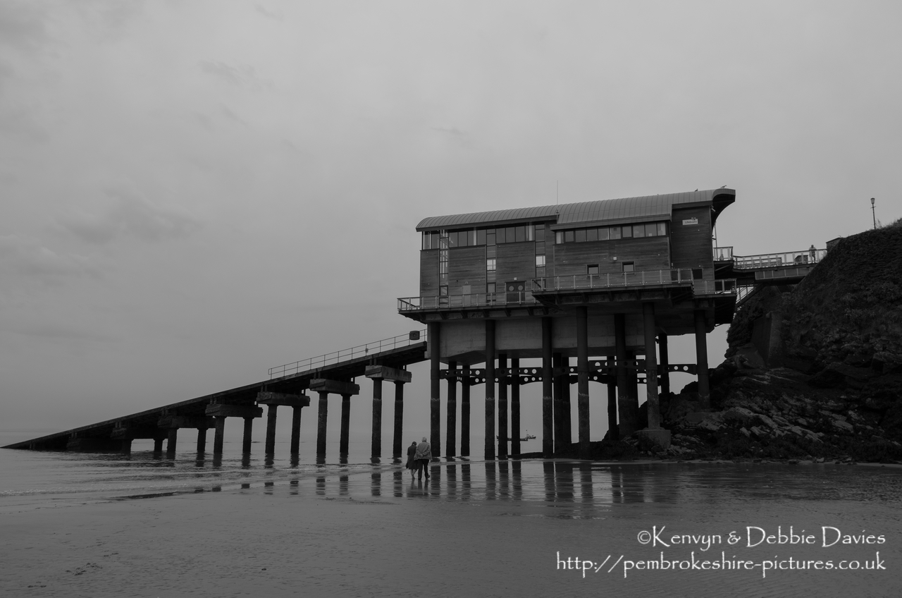 Tenby has had a lifeboat station since 1852, with the RNLI running it since 1854. It currently (as at 2012) has the old station (recently converted to a private residence), built in 1976 and the new  (completed 2005).