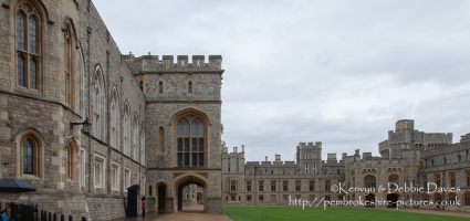 Windsor Castle is a royal residence at Windsor in the English county of Berkshire. The castle is notable for its long association with the British royal family and for its architecture. The original castle was built in the 11th century after the Norman invasion by William the Conqueror. [http://en.wikipedia.org/wiki/Windsor_Castle]