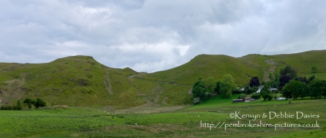 Landscape along the A44