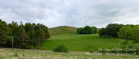 Landscape along the A44