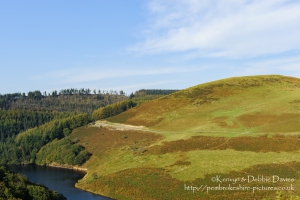 Llyn Brianne is an artificial resevoir which was completed in the early 70s by the Wimpey Construction to regulate the flow in the River Tywi.
