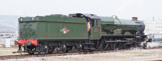 6024 "King Edward I" King class locomotive. Built in 1930 at the Swindon Works ...