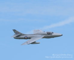 Hawker Hunter T.7 XL573 at Wales National Airshow 2015
