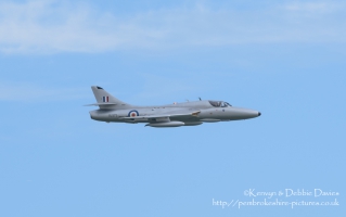 Hawker Hunter T.7 XL573 at Wales National Airshow 2015