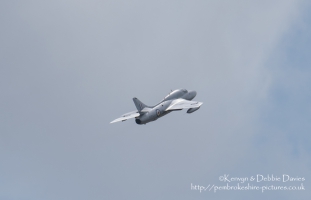 Hawker Hunter T.7 XL573 at Wales National Airshow 2015