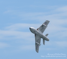 Hawker Hunter T.7 XL573 at Wales National Airshow 2015