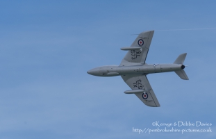 Hawker Hunter T.7 XL573 at Wales National Airshow 2015