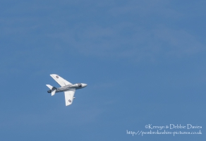 Hawker Hunter T.7 XL573 at Wales National Airshow 2015