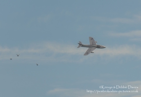 Hawker Hunter T.7 XL573 at Wales National Airshow 2015