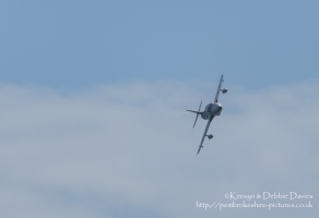 Hawker Hunter T.7 XL573 at Wales National Airshow 2015