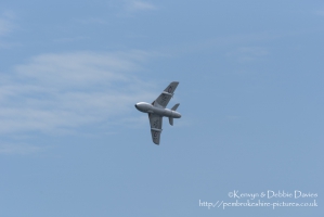 Hawker Hunter T.7 XL573 at Wales National Airshow 2015