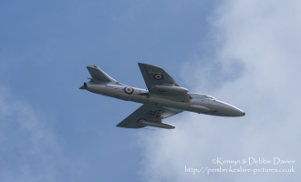 Hawker Hunter T.7 XL573 at Wales National Airshow 2015