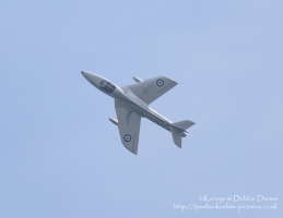 Hawker Hunter T.7 XL573 at Wales National Airshow 2015