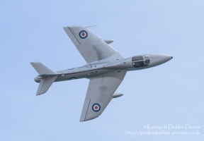 Hawker Hunter T.7 XL573 at Wales National Airshow 2015