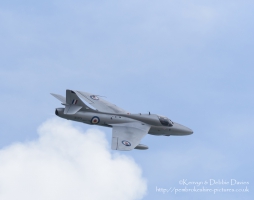 Hawker Hunter T.7 XL573 at Wales National Airshow 2015