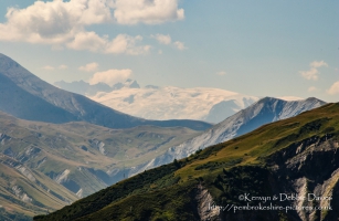 En route in Alps
