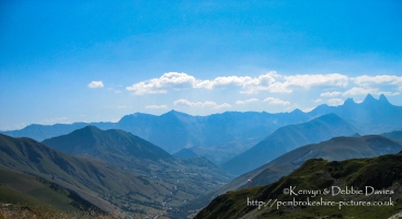 En route in Alps