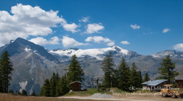 En route in Alps