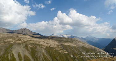 Col de l'iseran is the highest paved mountain pass in the Alps.