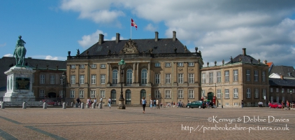 Amalienborg Palace in Copenhagen