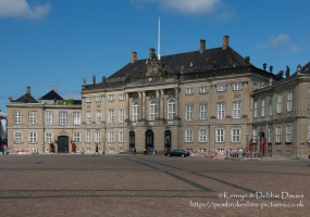 Amalienborg Palace in Copenhagen