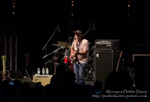 Seasick Steve closing the first night at Carfest 2013