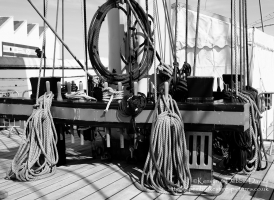 HMS Warrior in Portsmouth Harbour