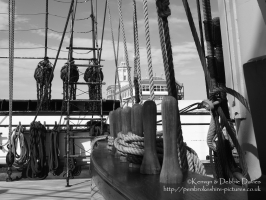 HMS Warrior in Portsmouth Harbour