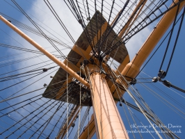 HMS Warrior in Portsmouth Harbour