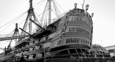 Stern of HMS Victory, Portsmouth
