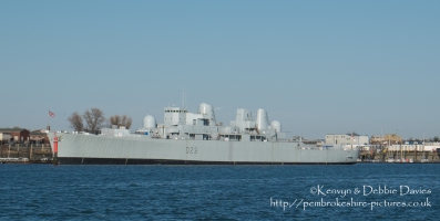 HMS Bristol in Portsmouth