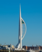 Standing at 560ft (170m) The Spinnaker is the highest human built and accessible point in Britain outside London.