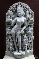 Suculpture of Sarasvati, Central India Early 11th century AD at The British Mus...