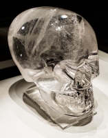 Rock crystal skull at The British Museum