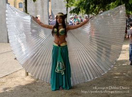 Jassassin as Hawkgirl at London Comic Con 2016
