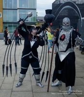 Cosplayers at London Comic Con 2016