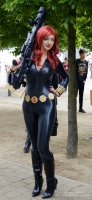 Black Widow (Avengers), Cosplayer at London Comic Con 2016