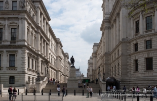 View up King Charles Street, London
