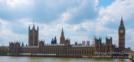 The Palace of Westminster and Big Ben (Elizabeth Tower) in London