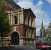 The Royal Albert Hall, London 2014 with The Albert Memorial in the background