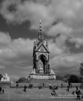 The Albert Memorial, black & white straight from camera