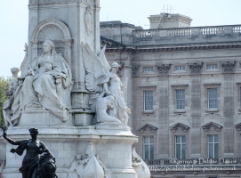 Statue of Queen Victoria on The Victoria Memorial at Buckingham Palace