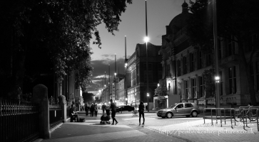 London at night