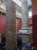 Plaster casts of Trajan's Column in the Victoria and Albert Museum, London