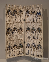 The Passion of Christ (the Soissons Diptych) about 1280-1300. Ivorry at The Vic...