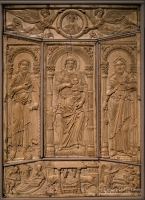 Front cover of The Lorsch Gospels, about 810 at The Victoria & Albert Museum