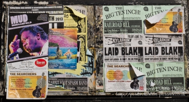 Notice board in Oxford